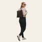 MAREBELLA mocka ryggsäck 20-35L - multifunktionell axel- och handväska, retro och trendig ryggsäck | Bagmonde